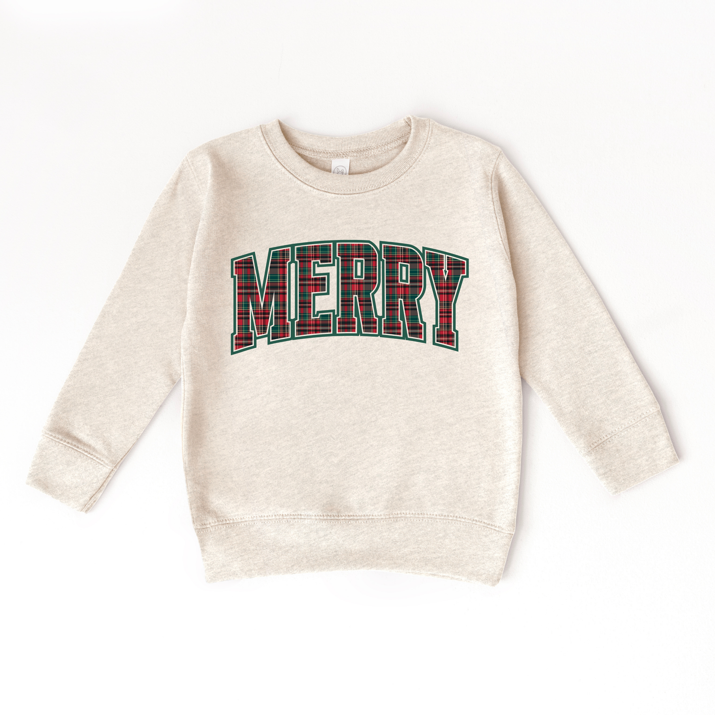 Merry Classic Plaid - Toddler/Youth Crew Neck