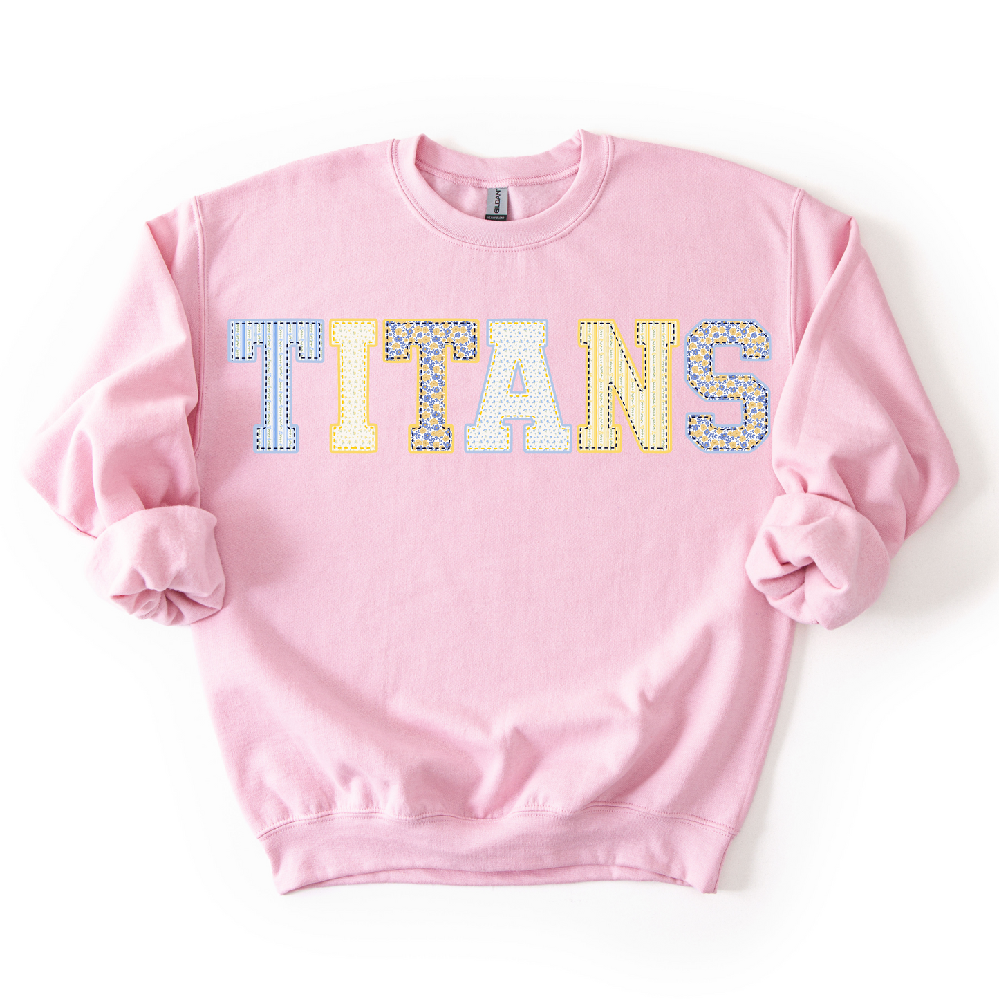 Titans Patchwork Unisex Crewneck