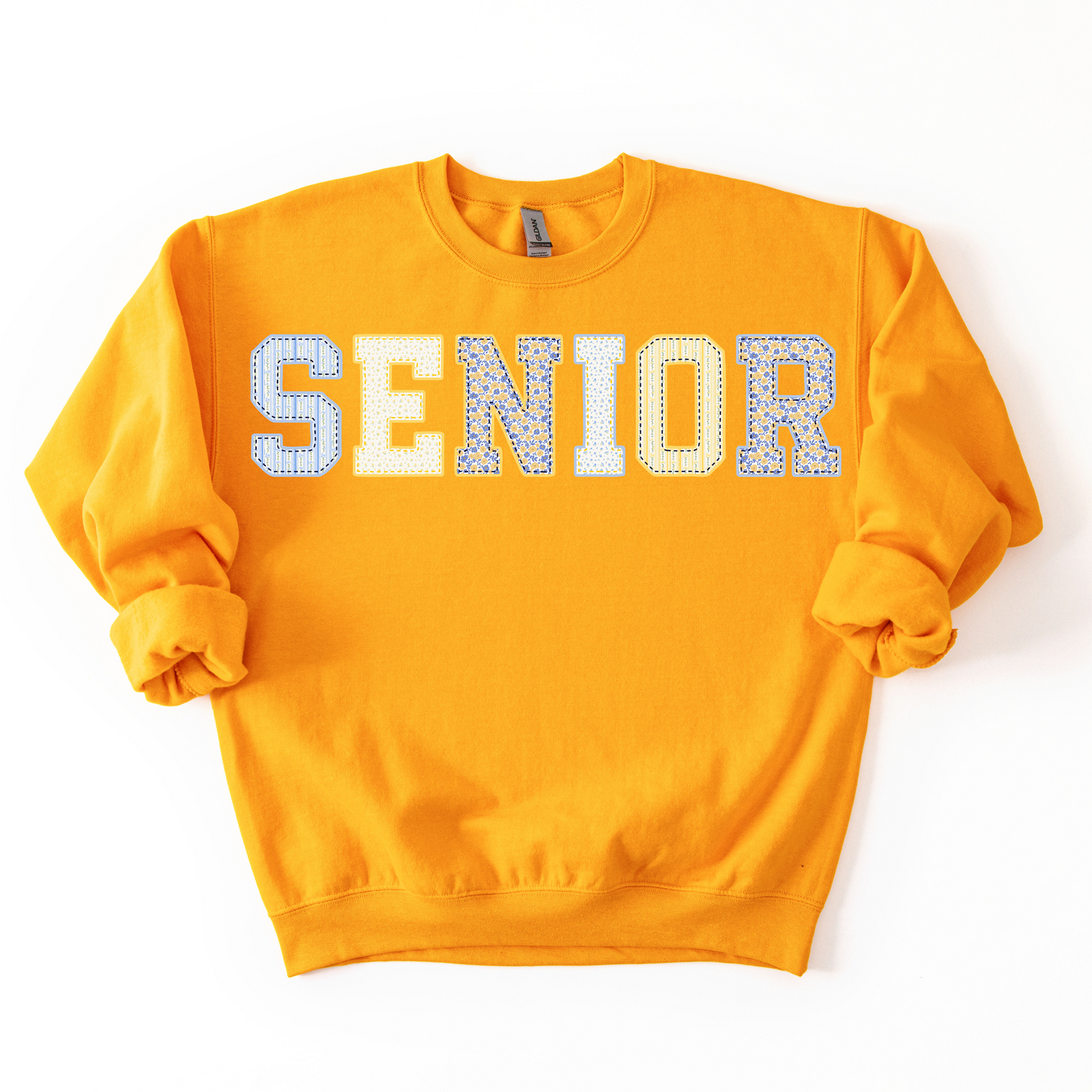 Senior Patchwork Unisex Crewneck