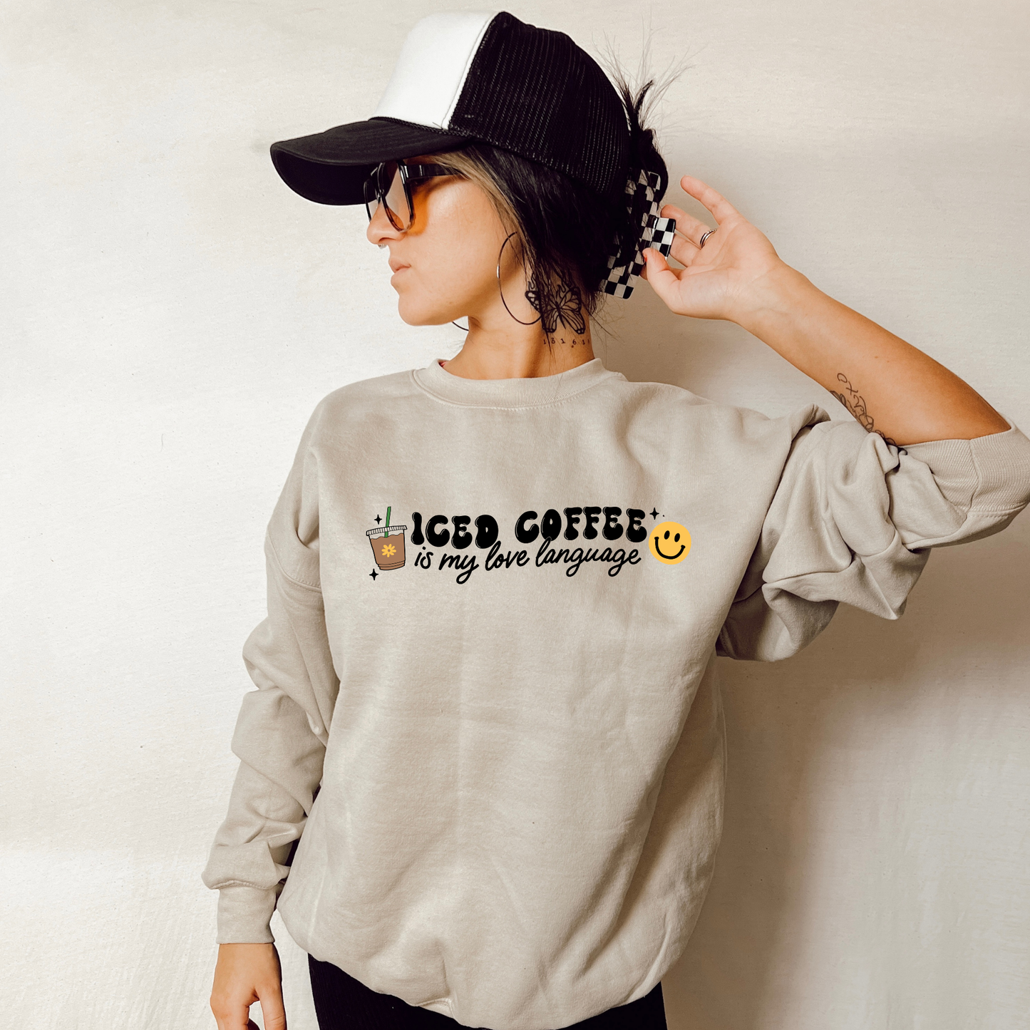 Iced Coffee is my Love Language - Unisex Crew Neck