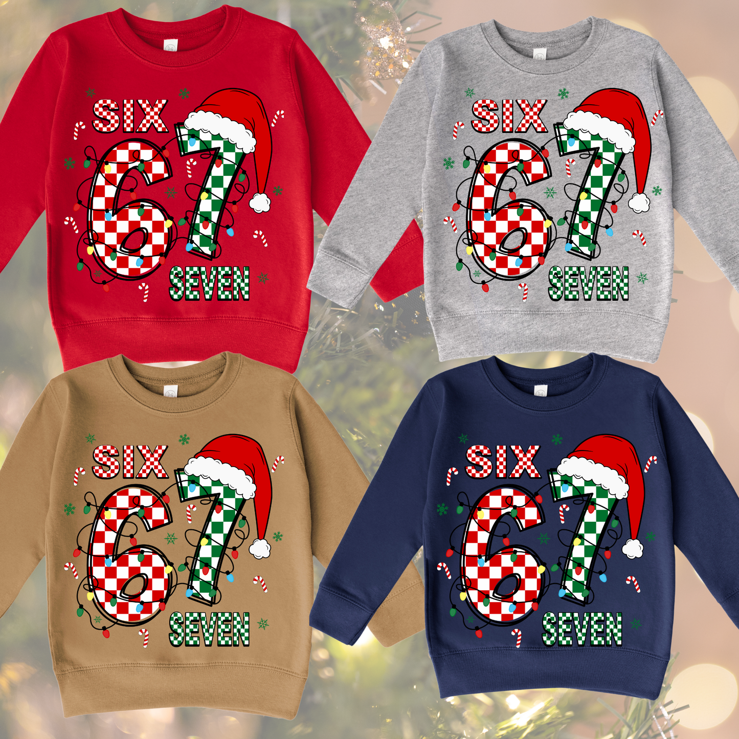 Six Sevennnnnn (classic colors) - Toddler/Youth Crew Neck