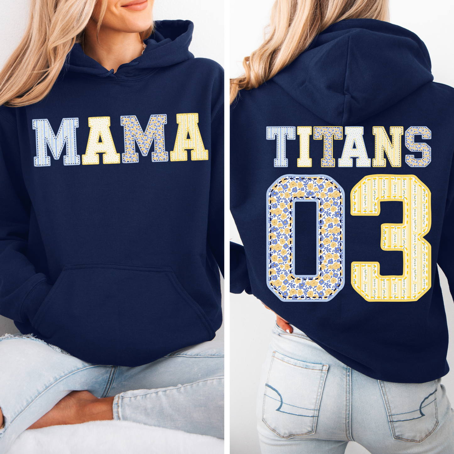 Mama / Titans '03 Patchwork Hoodie