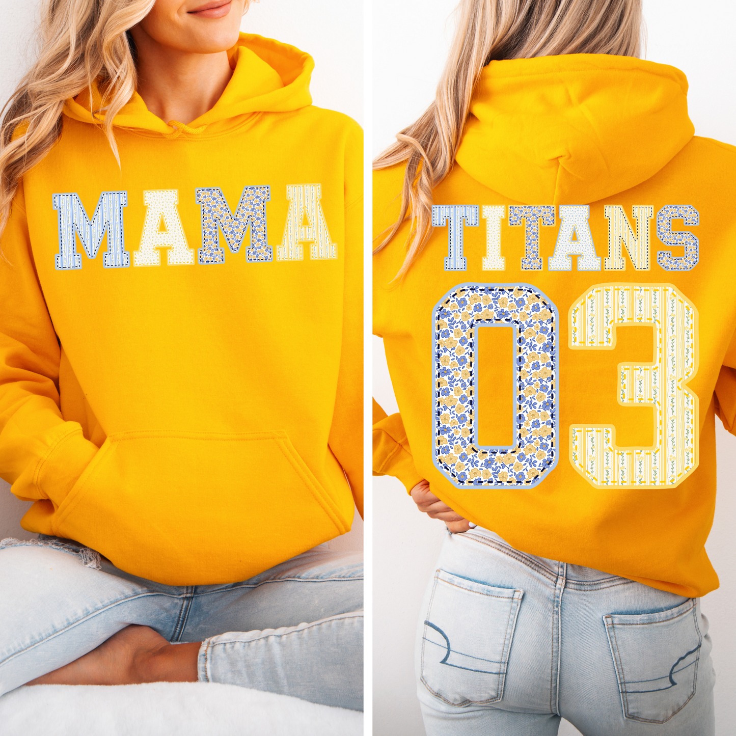 Mama / Titans '03 Patchwork Hoodie