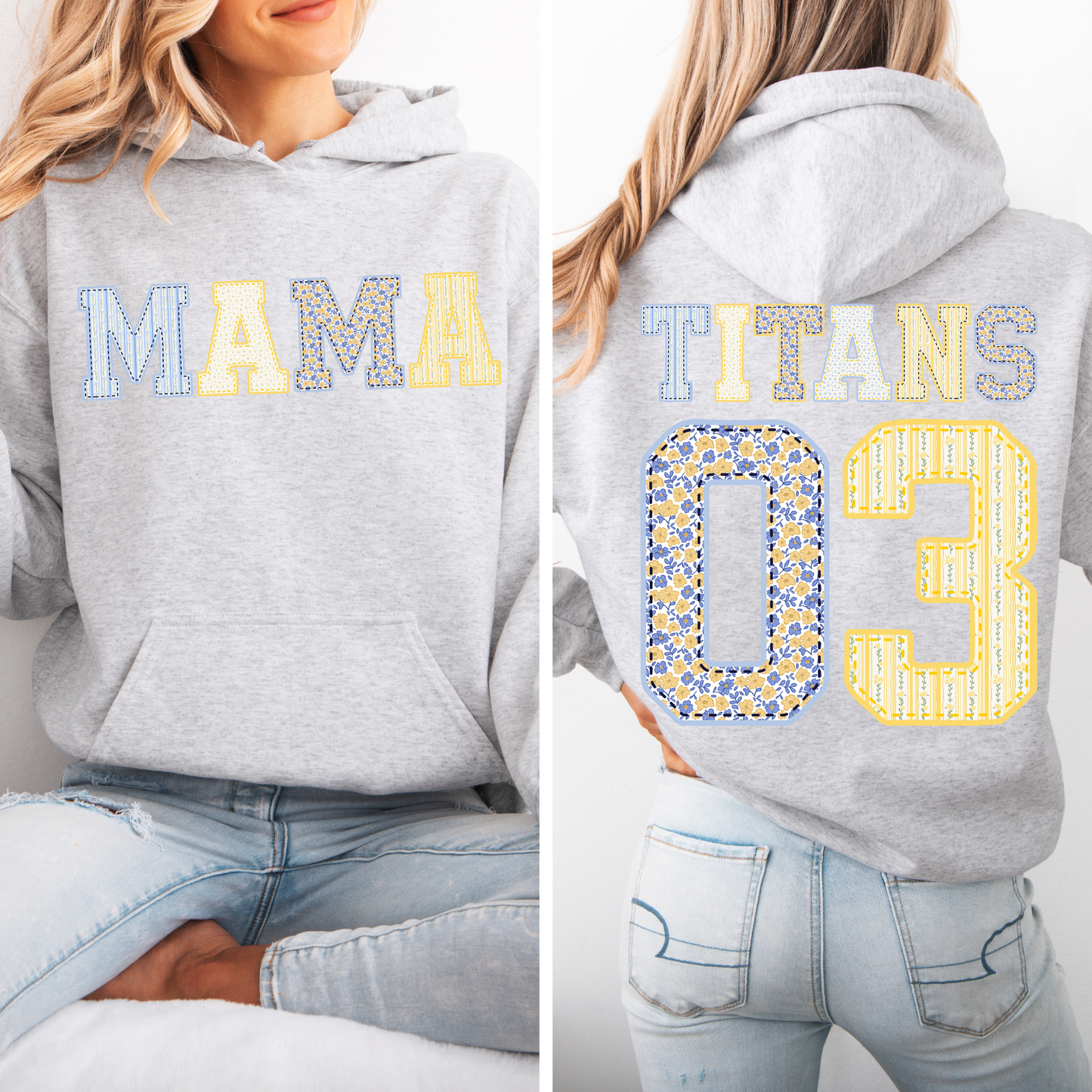 Mama / Titans '03 Patchwork Hoodie