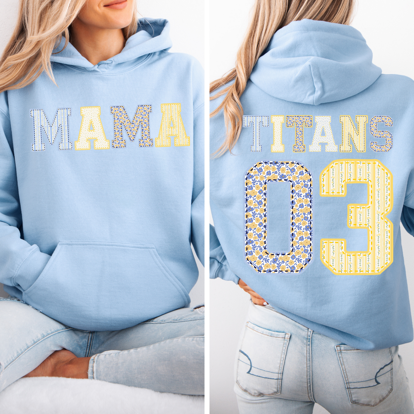 Mama / Titans '03 Patchwork Hoodie