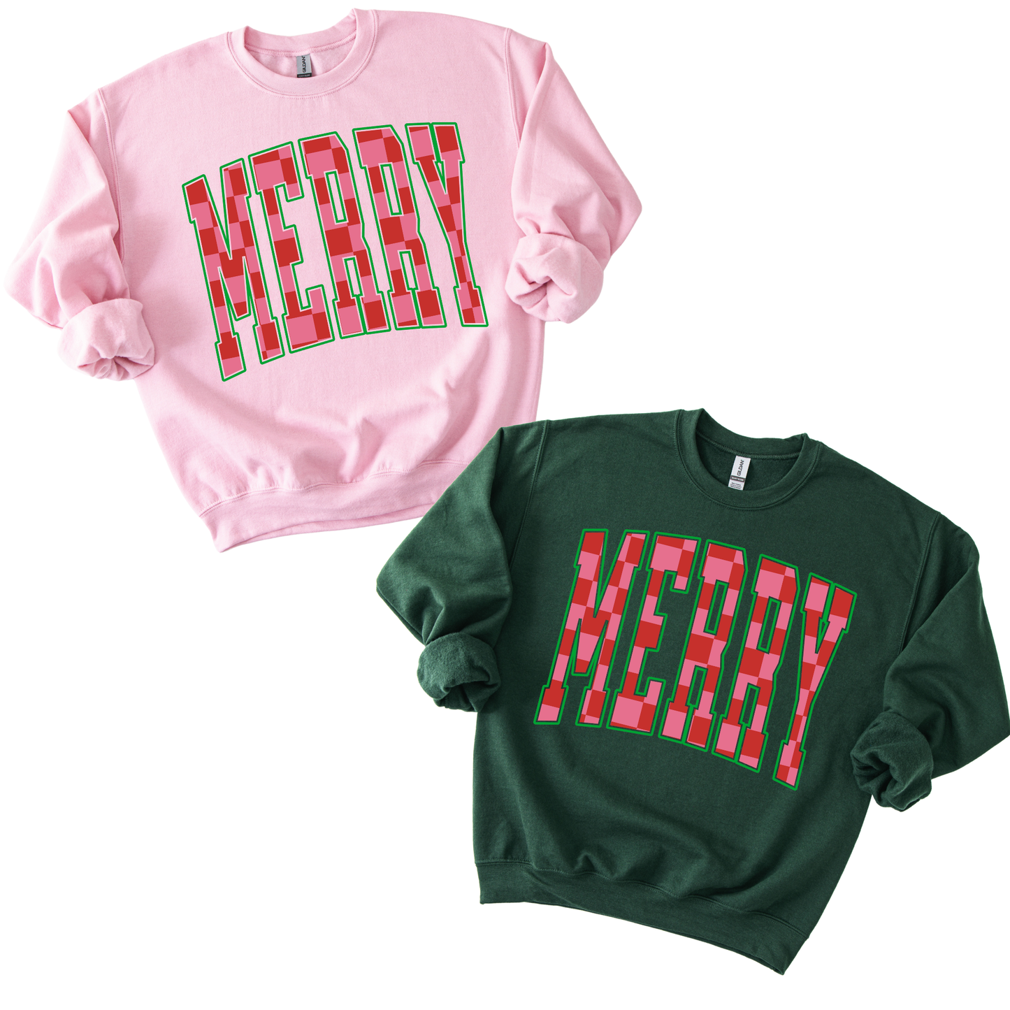 XXL Merry Checkers - Unisex Crew Neck