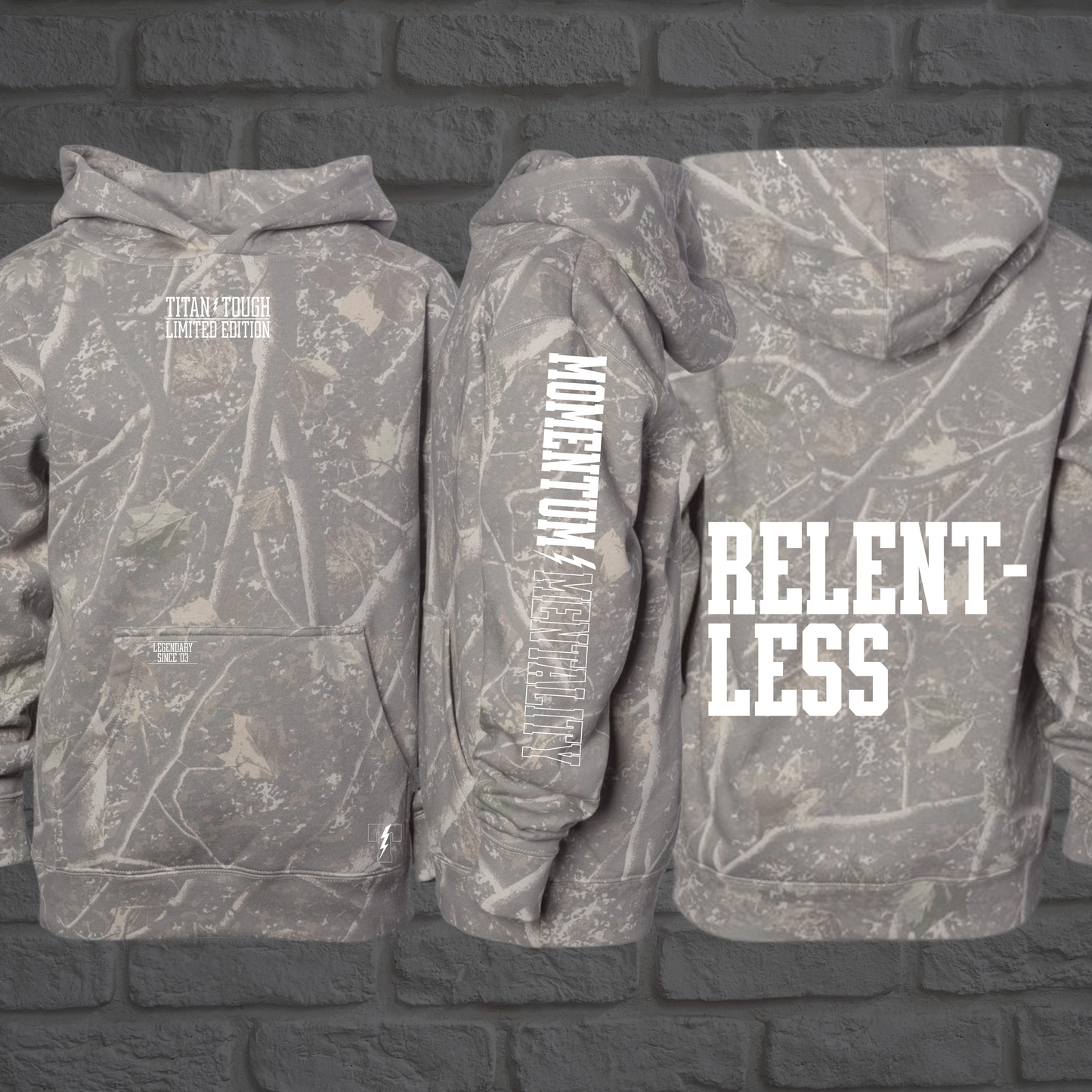 Relentless Youth Camo Hoodie