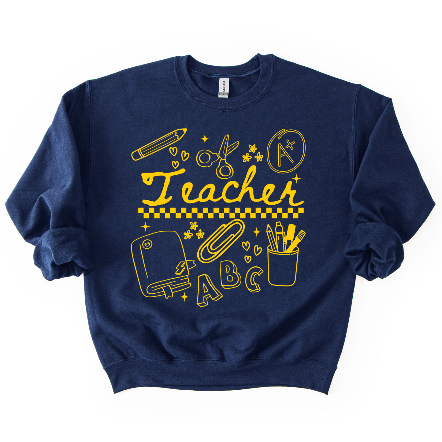 Teacher Doodle Unisex Crewneck