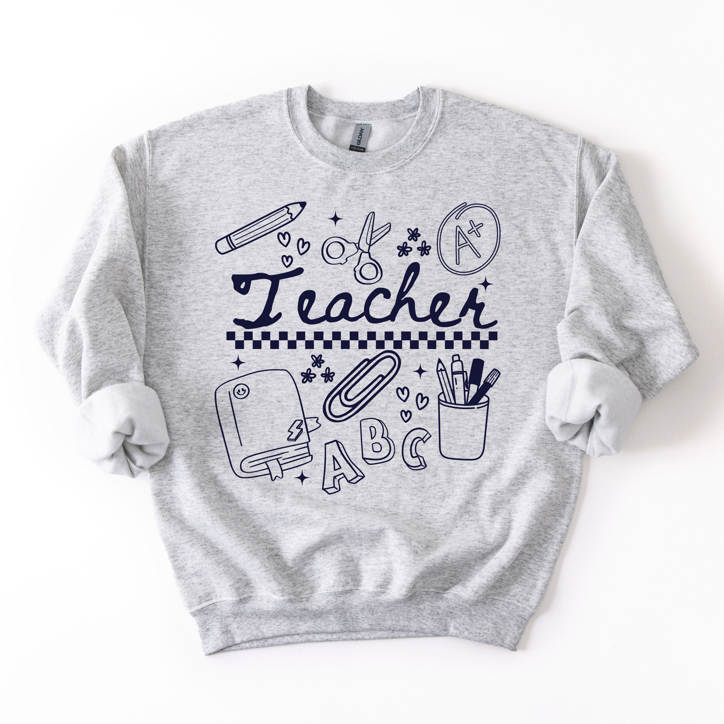 Teacher Doodle Unisex Crewneck