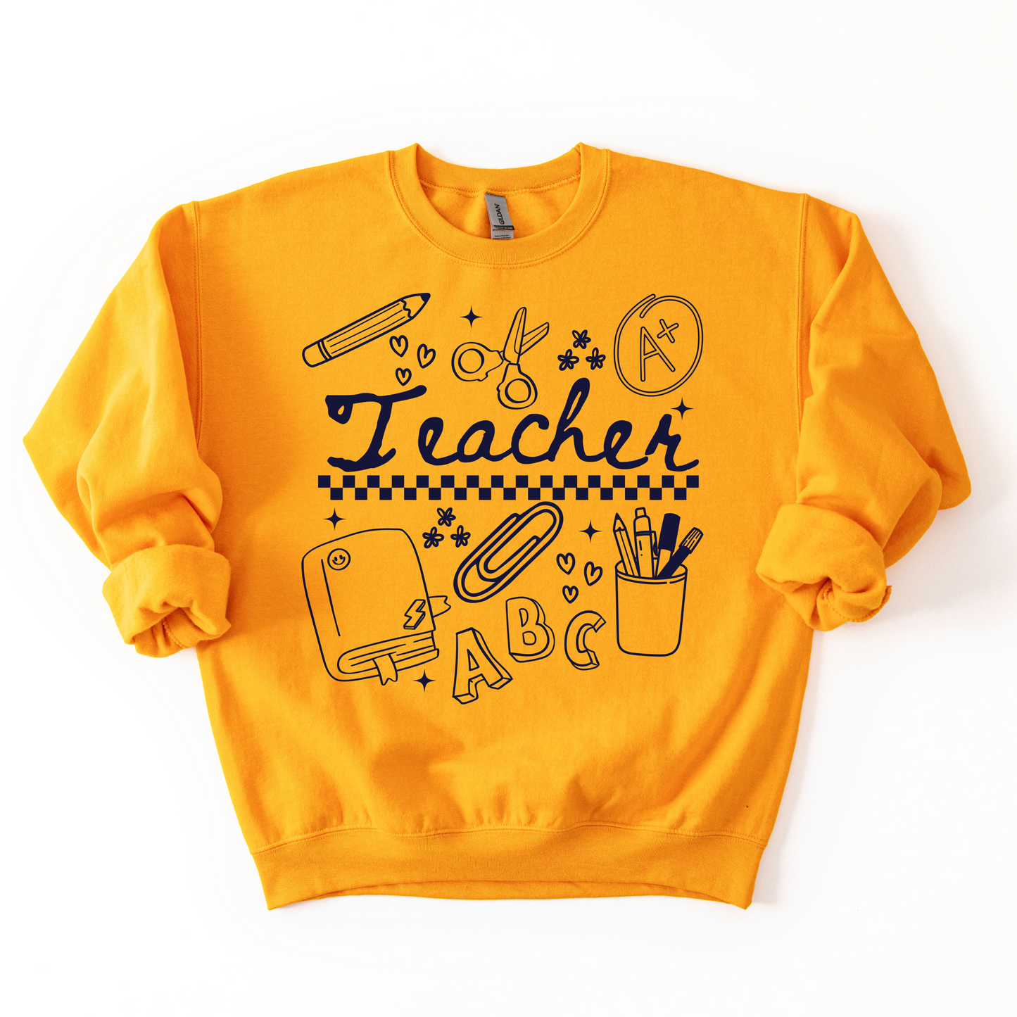 Teacher Doodle Unisex Crewneck