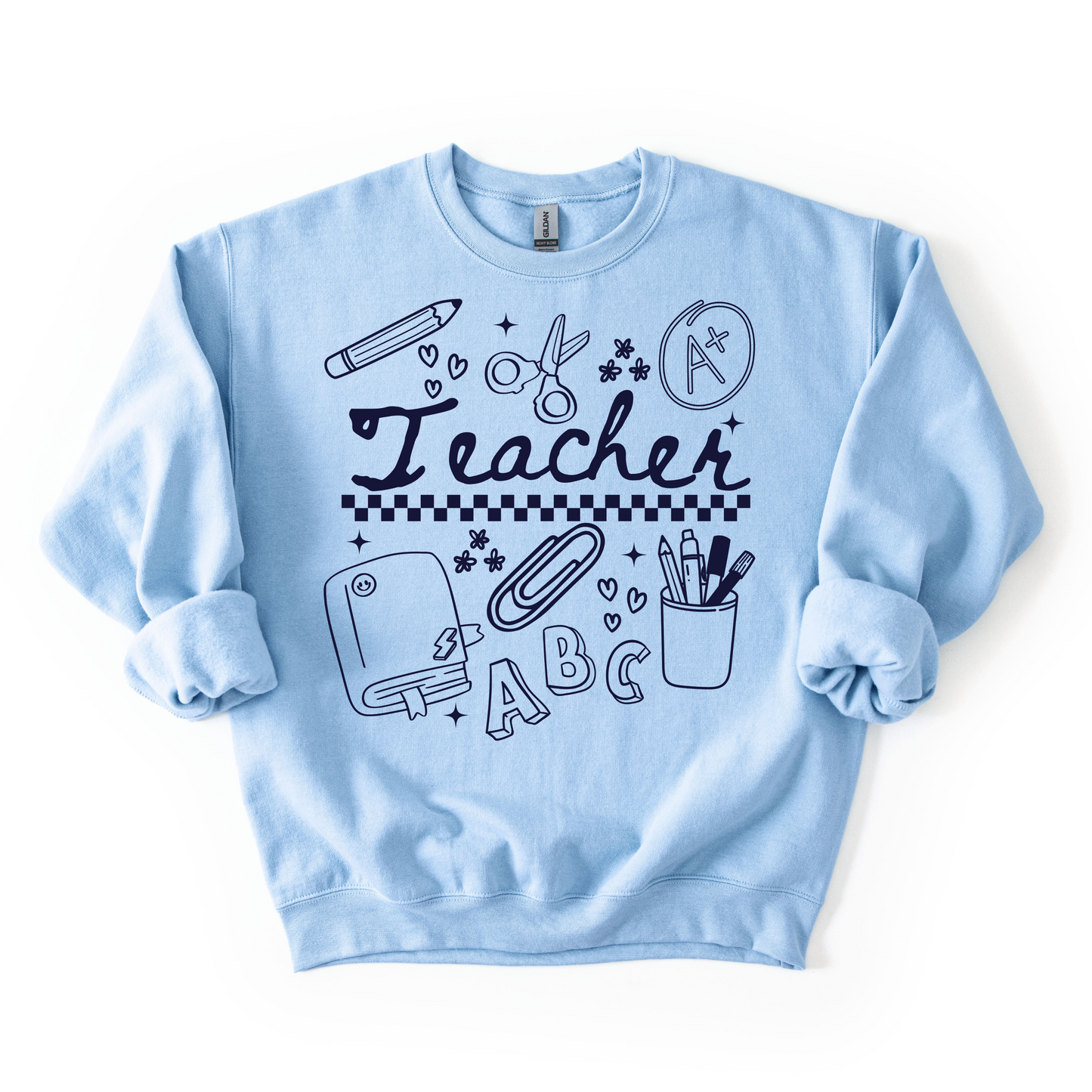 Teacher Doodle Unisex Crewneck