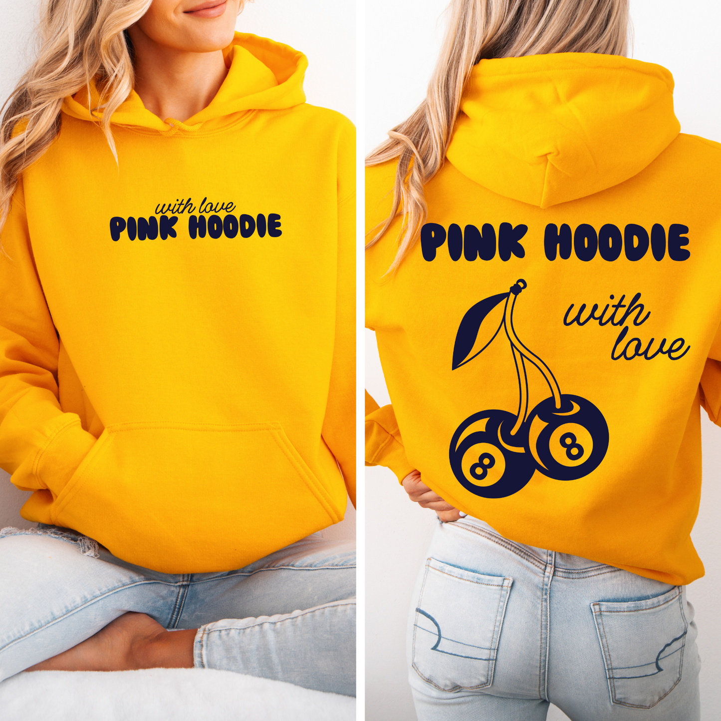 With Love, Pink Hoodie | Titans Edition Hoodie