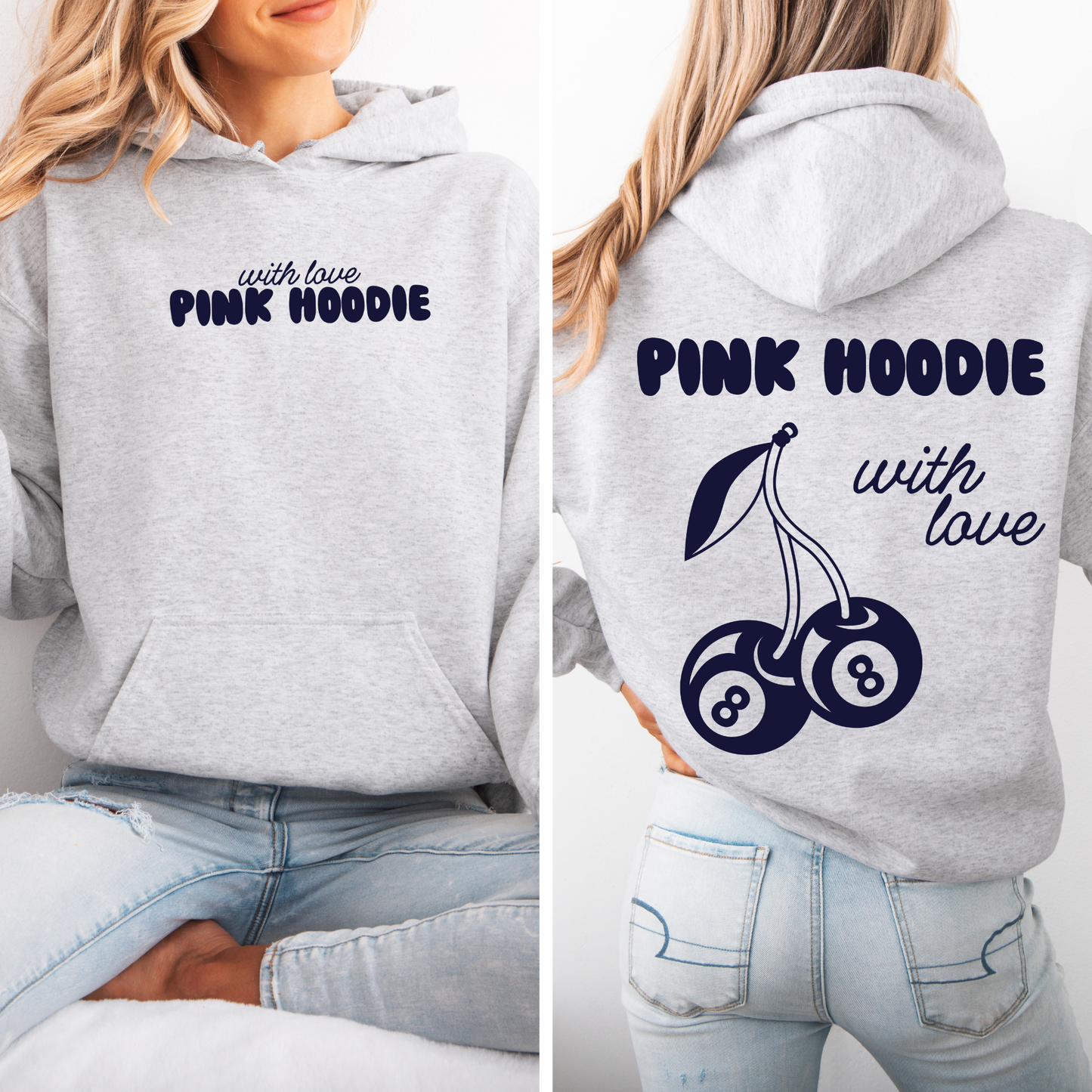 With Love, Pink Hoodie | Titans Edition Hoodie