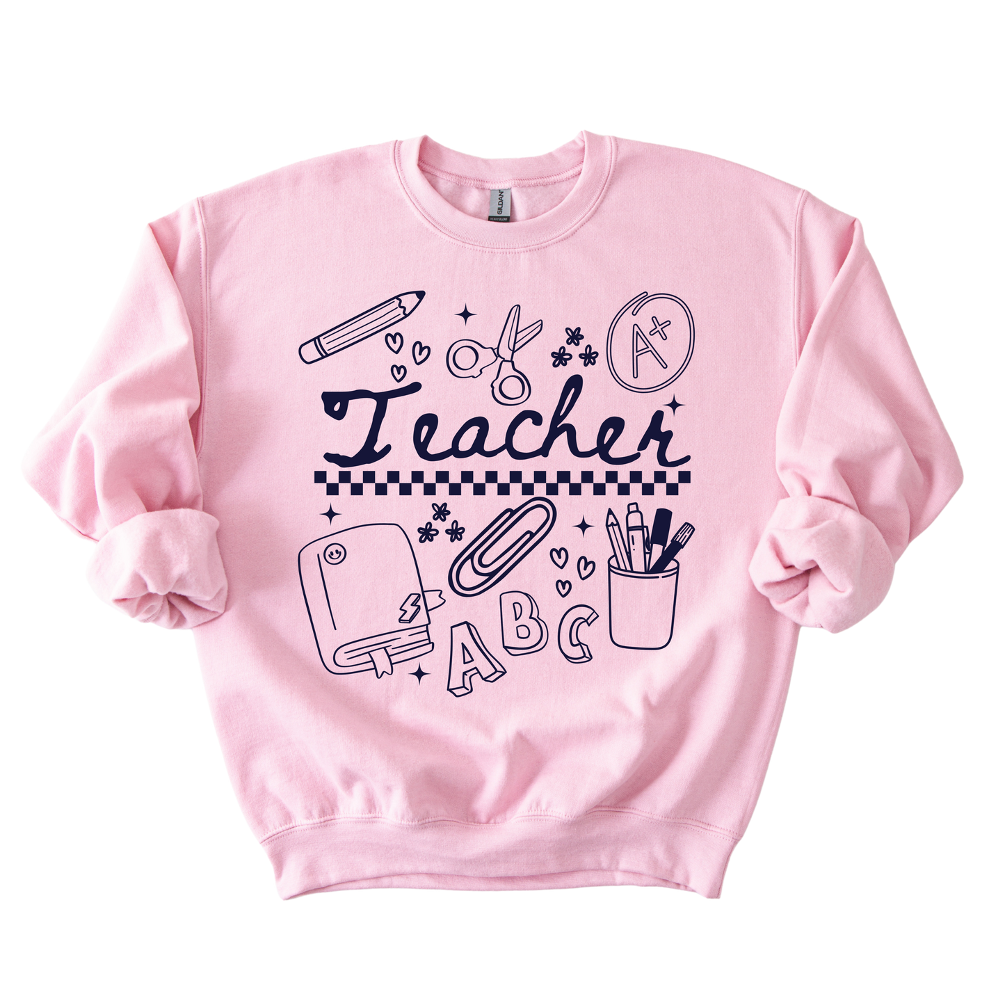 Teacher Doodle Unisex Crewneck