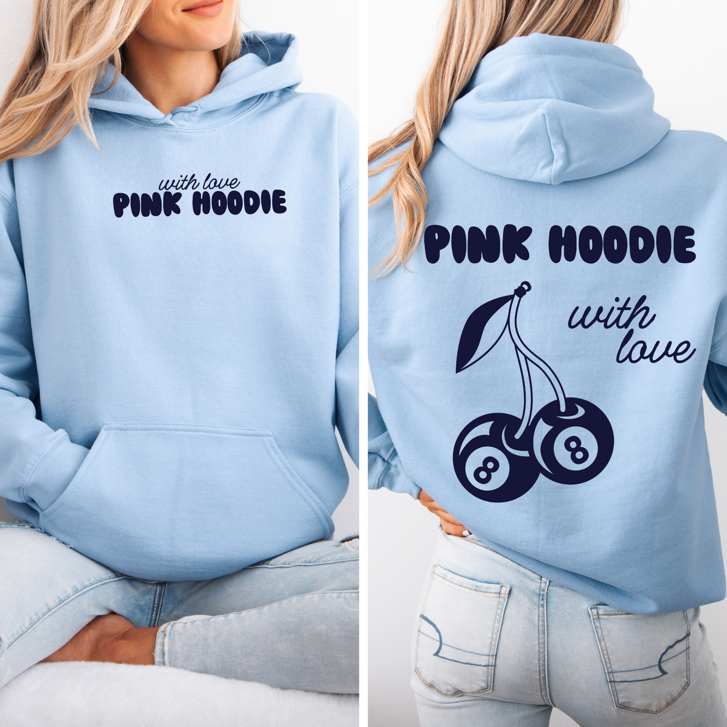 With Love, Pink Hoodie | Titans Edition Hoodie