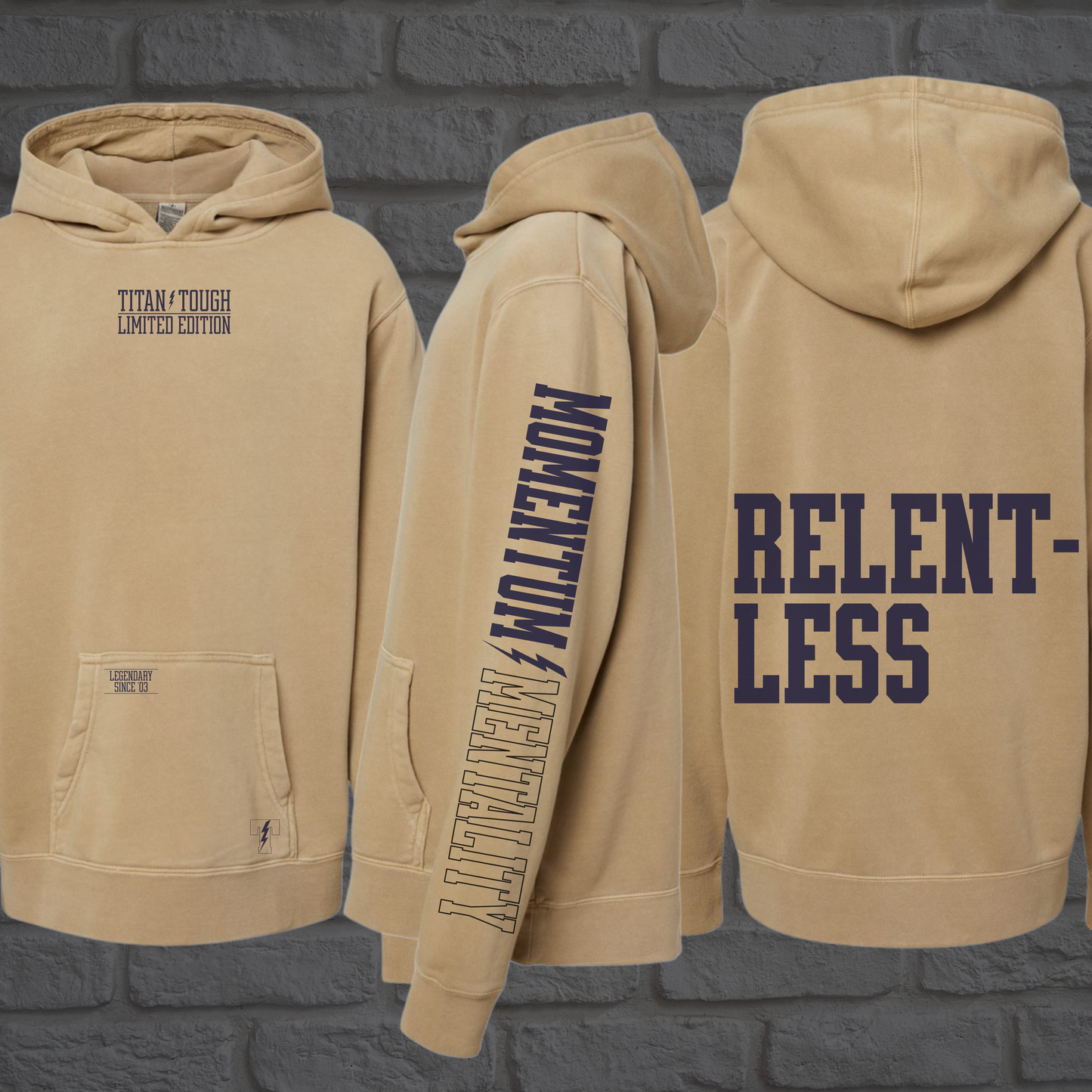 Relentless Youth Pigment Washed Hoodie