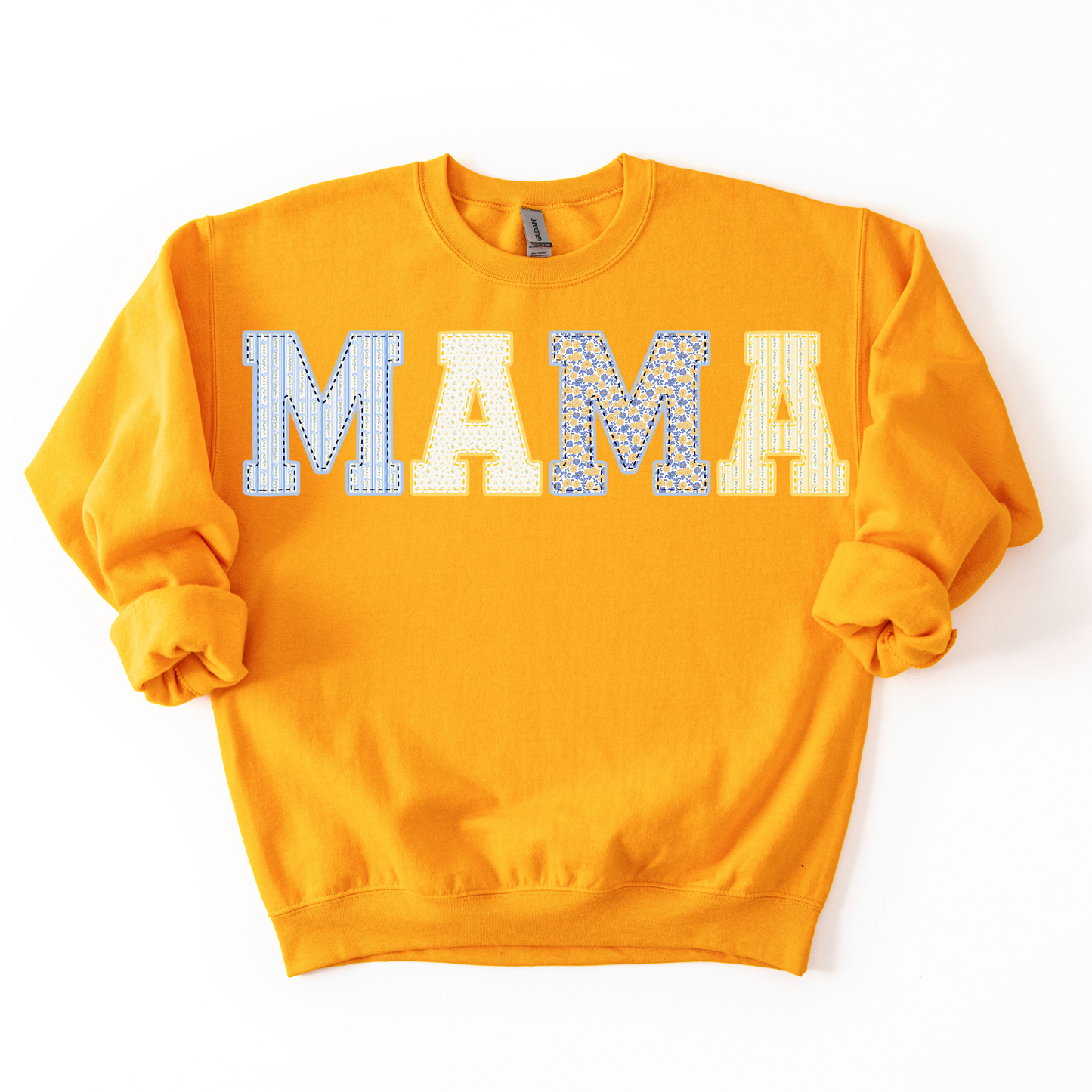 Mama Patchwork Unisex Crewneck