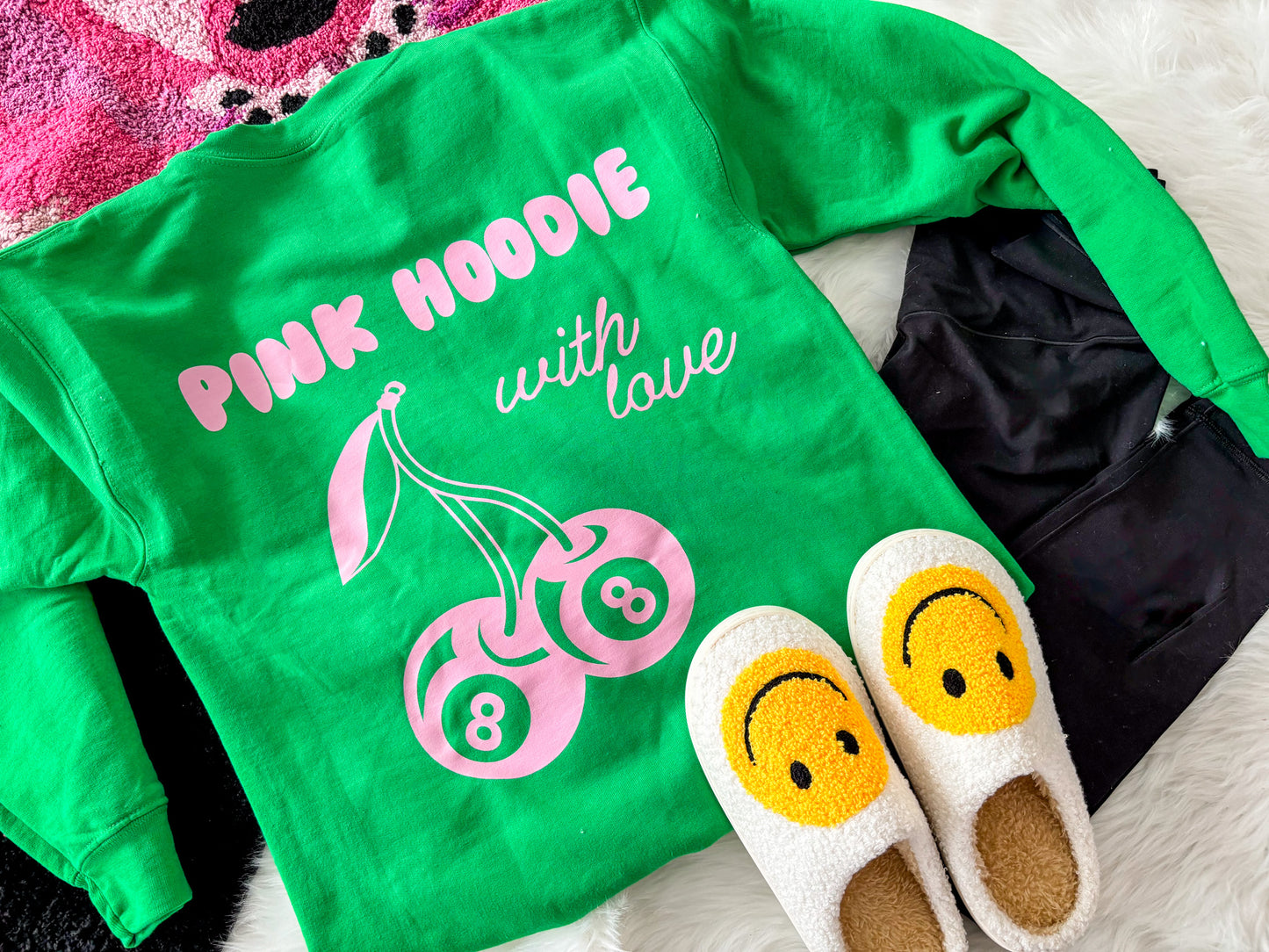 With Love Pink Hoodie - Unisex Crewneck *Pink Hoodie Exclusive*