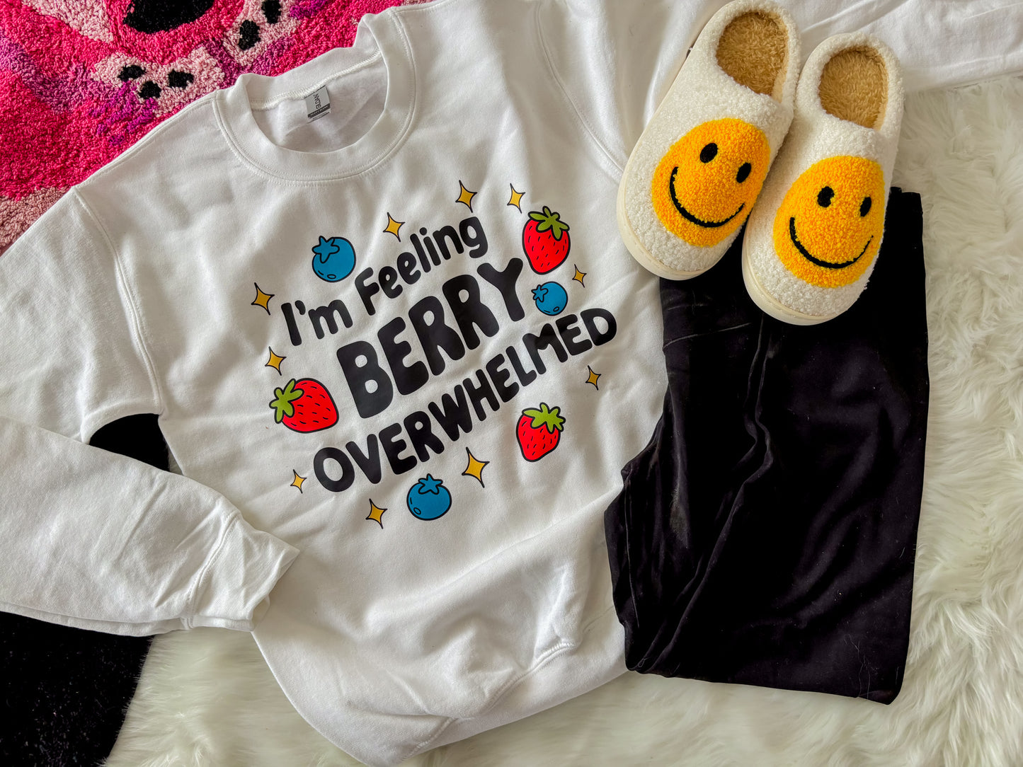 Feeling Berry Overwhelmed - Unisex Crewneck