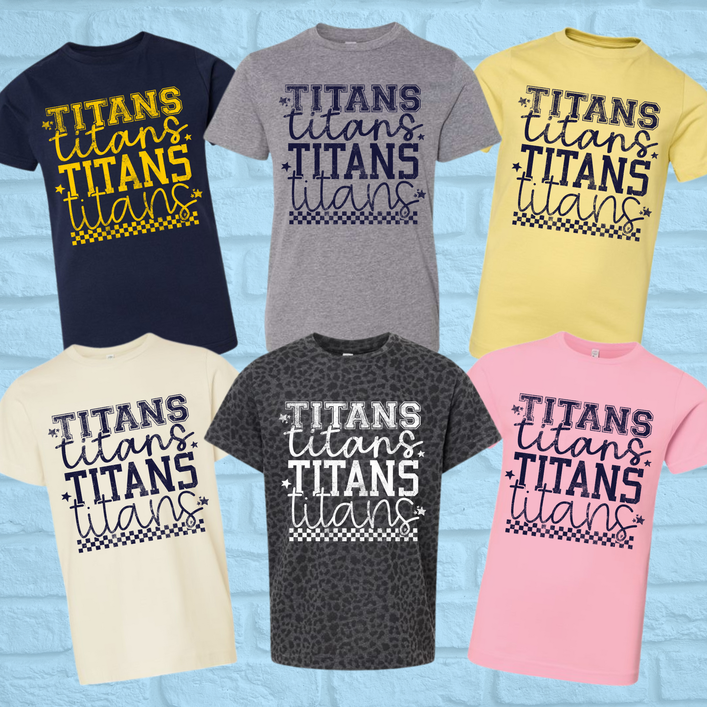 Titans Stack Youth Tee