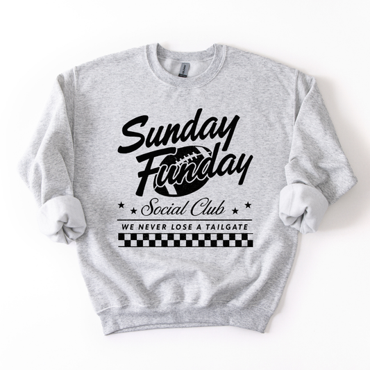 Sunday Funday Social Club - Unisex Crew Neck
