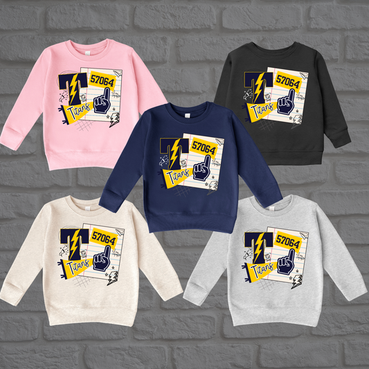 Notebook Doodles Crew Neck - Youth