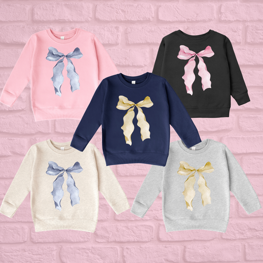 Coquette Bow Crew Neck - Youth