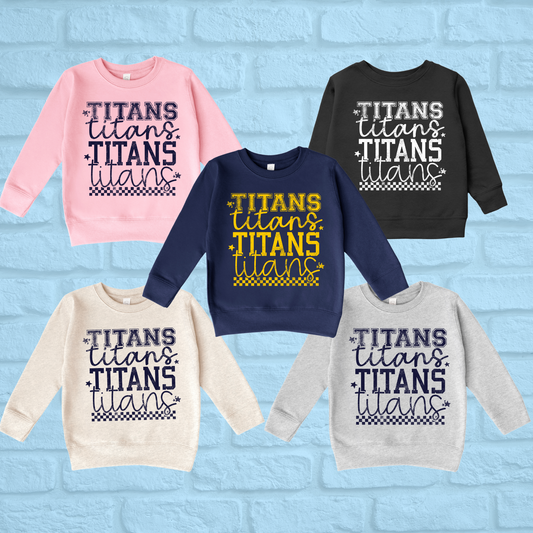 Titans Stack Crew Neck - Youth