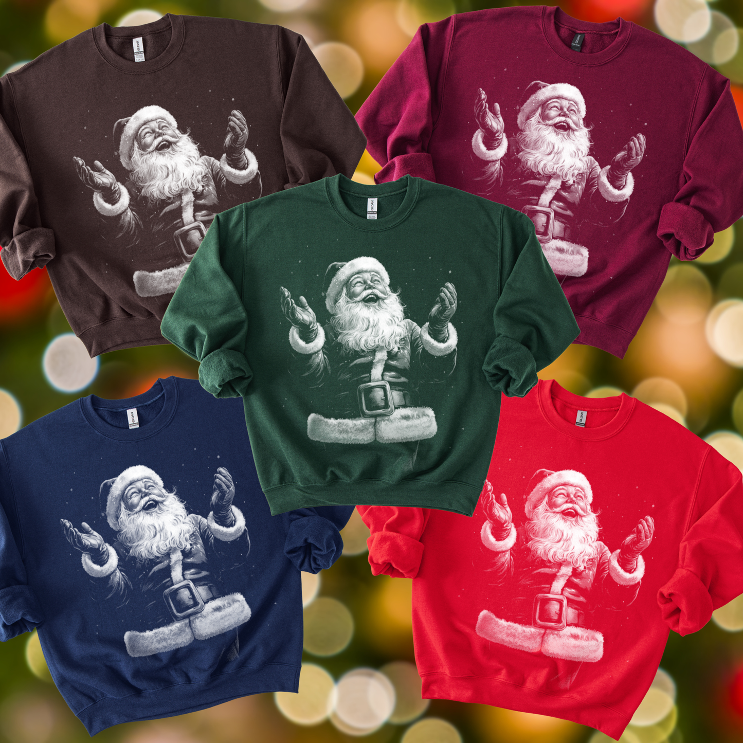 Vintage Santa - Unisex Crew Neck