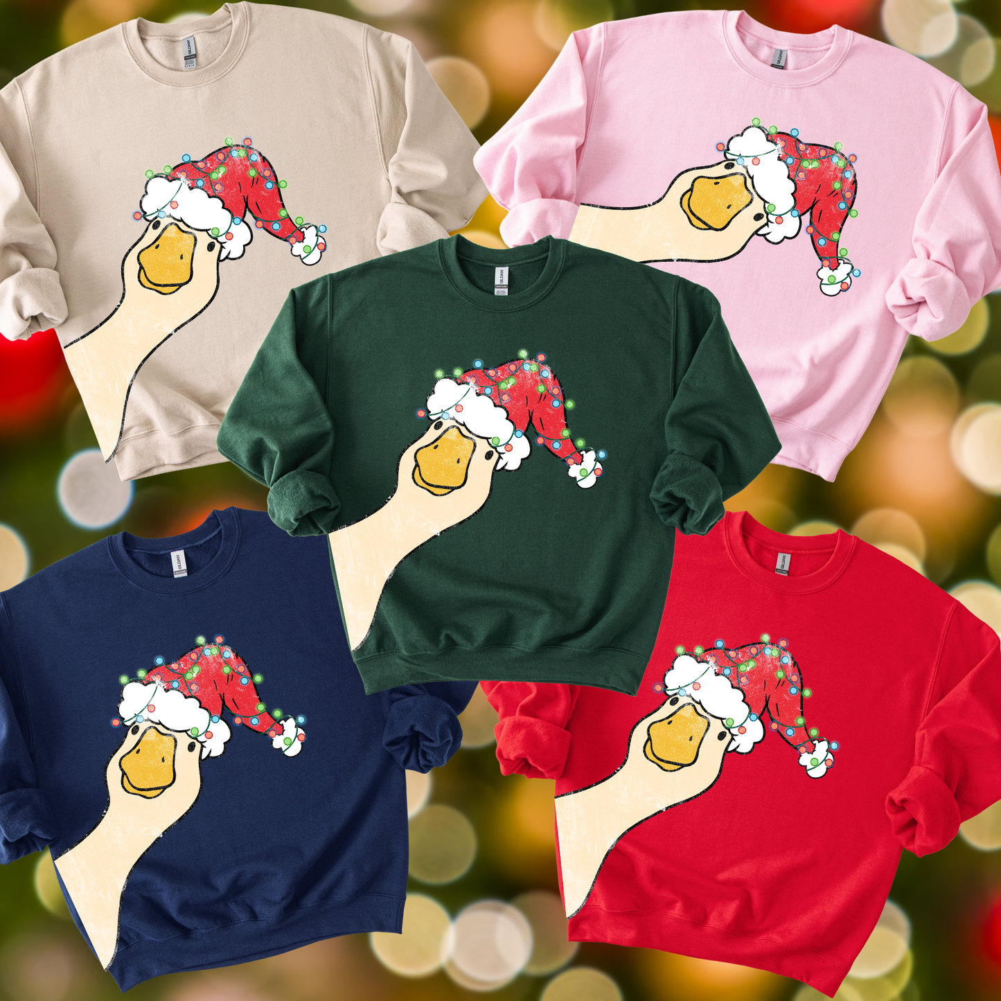 Peek-a-Goose - Unisex Crew Neck