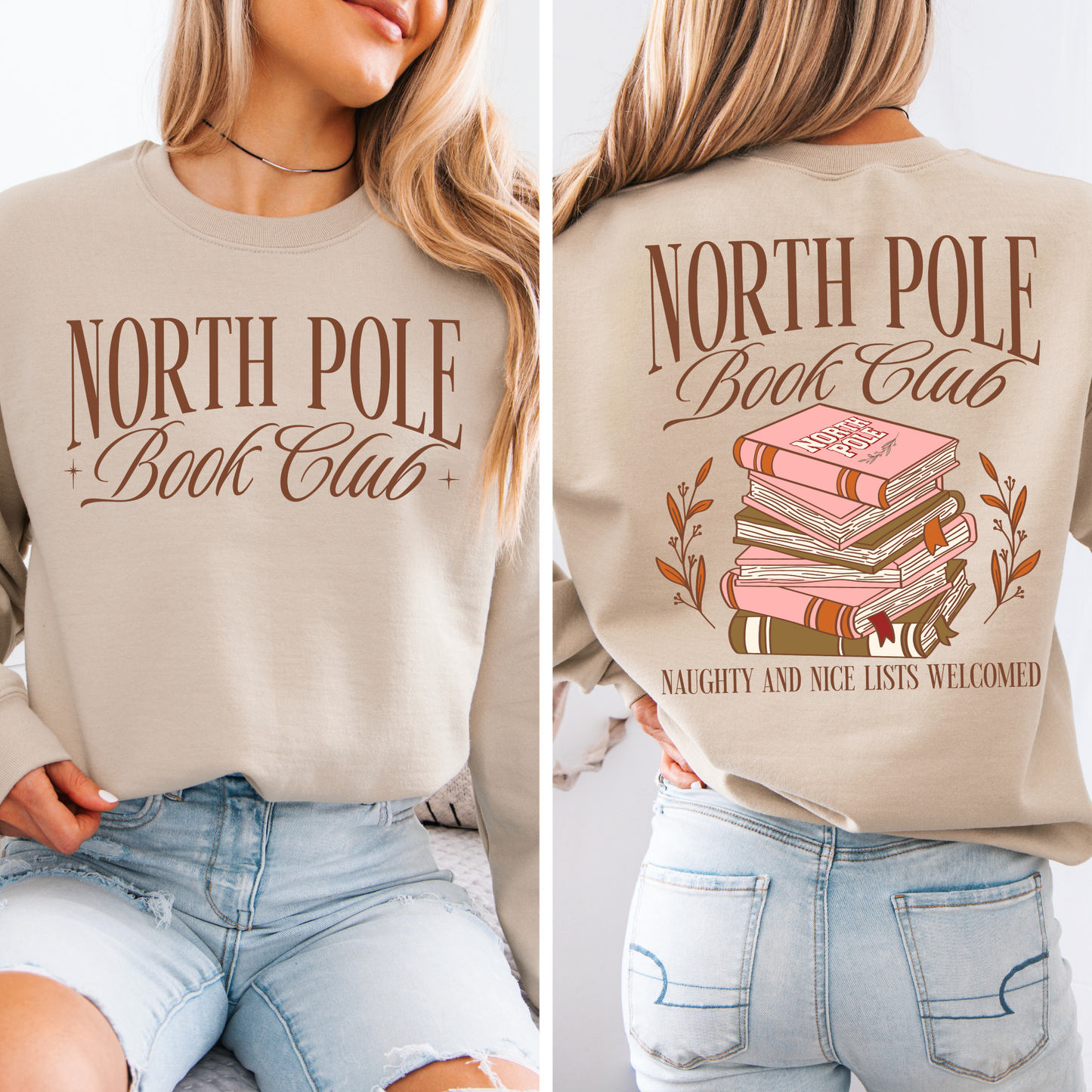 North Pole Book Club - Unisex Crew Neck