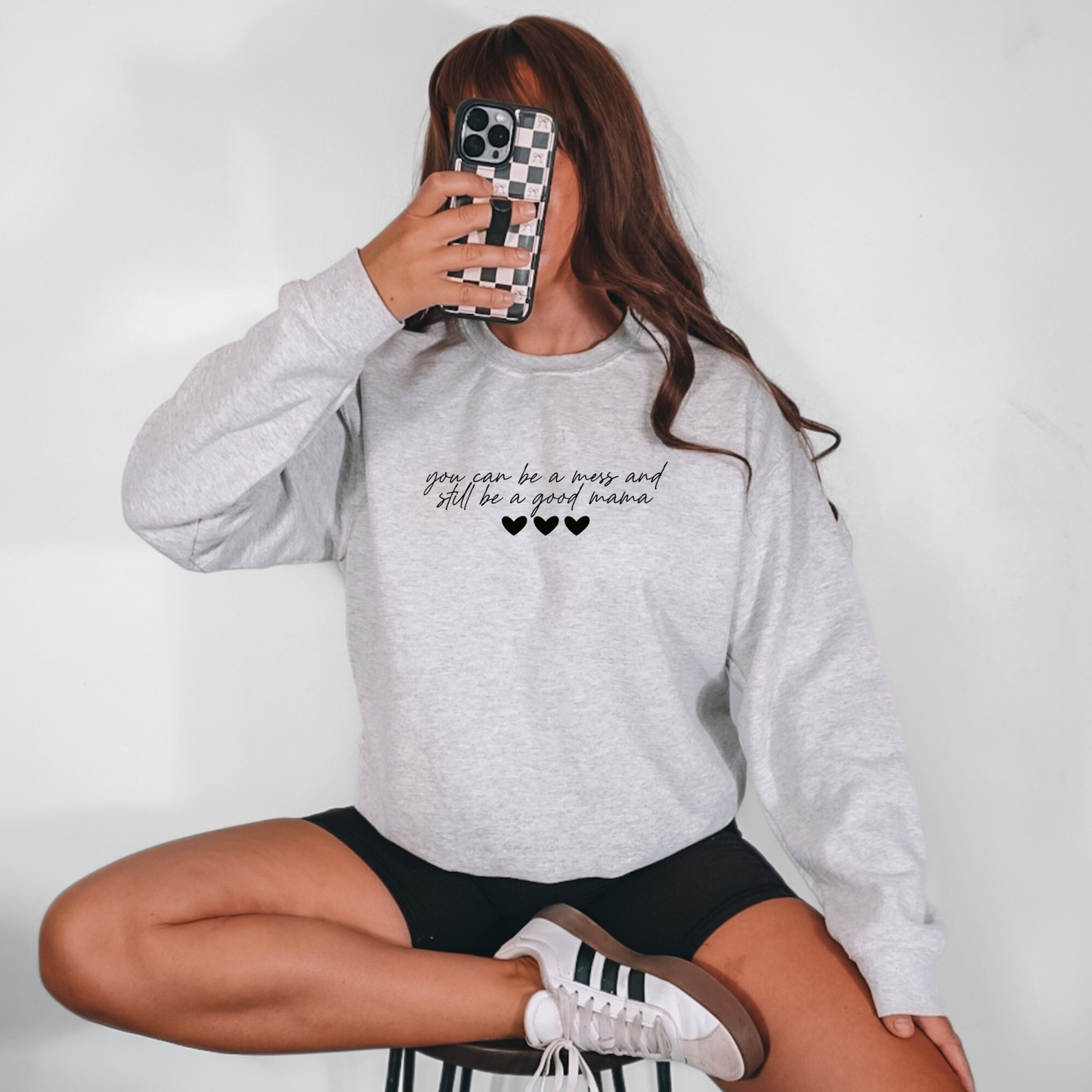 You Can Be a Mess Mama - Unisex Crew Neck