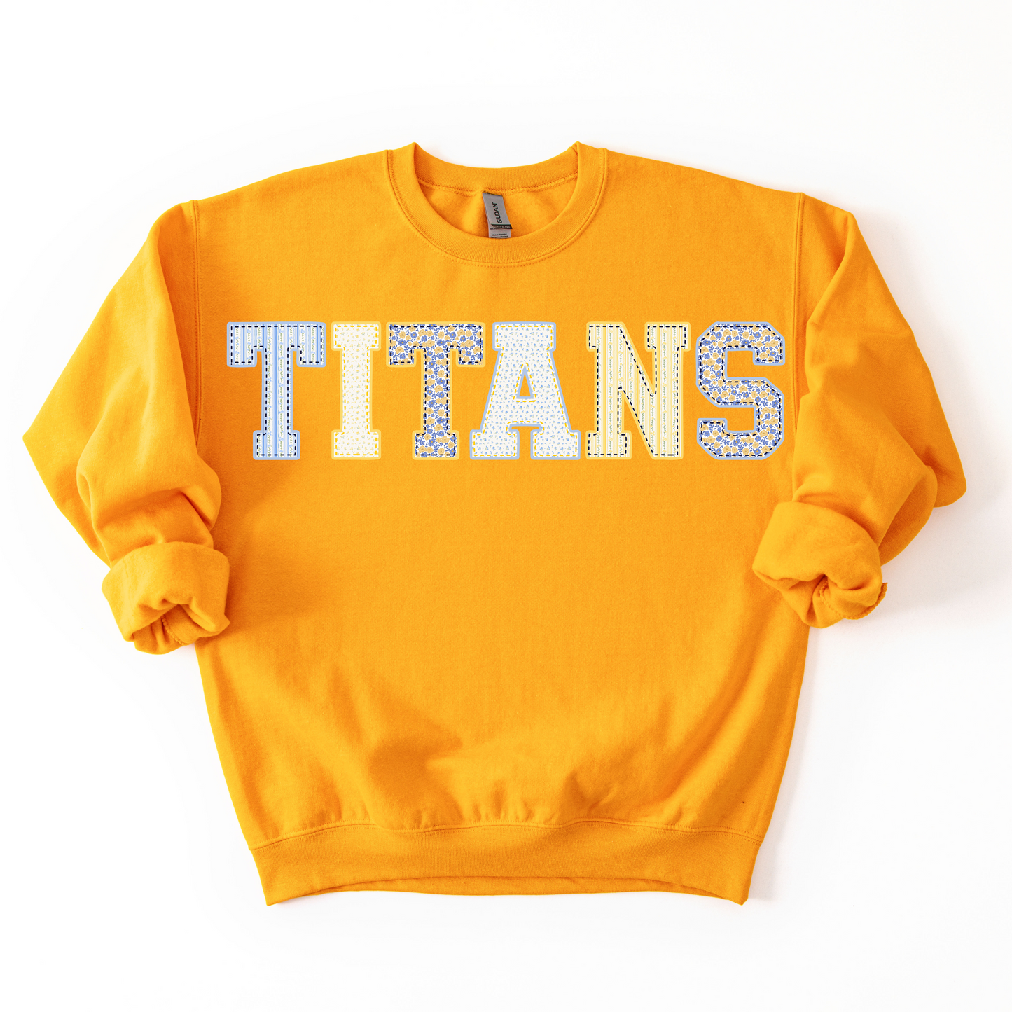 Titans Patchwork Unisex Crewneck