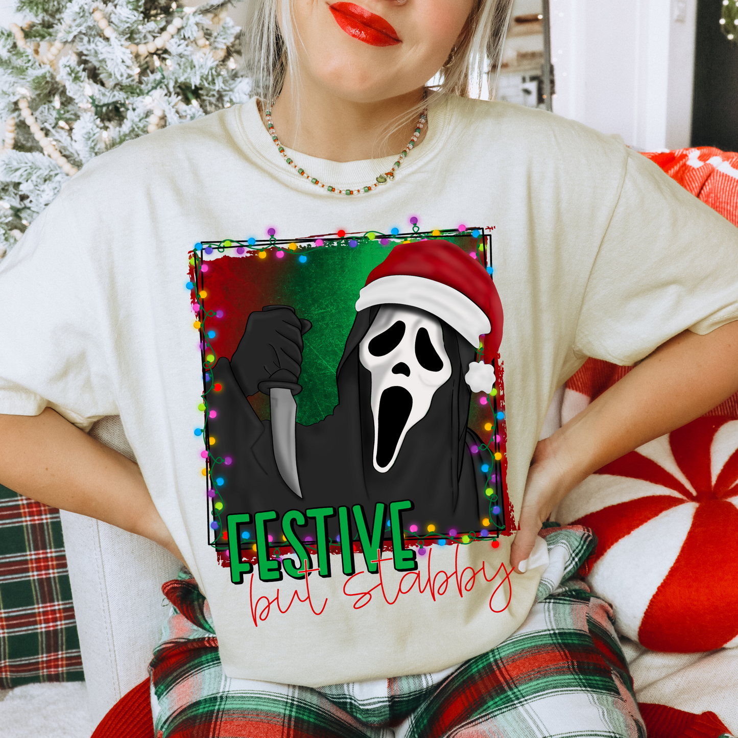 Festive but Stabby - Unisex Tee