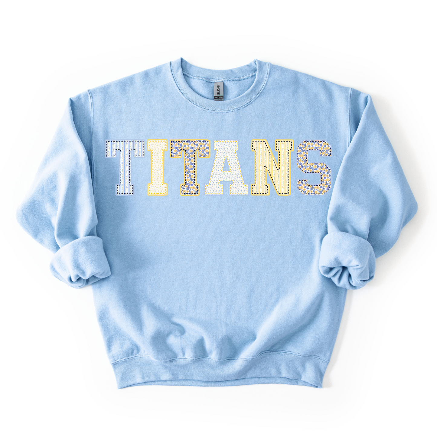 Titans Patchwork Unisex Crewneck