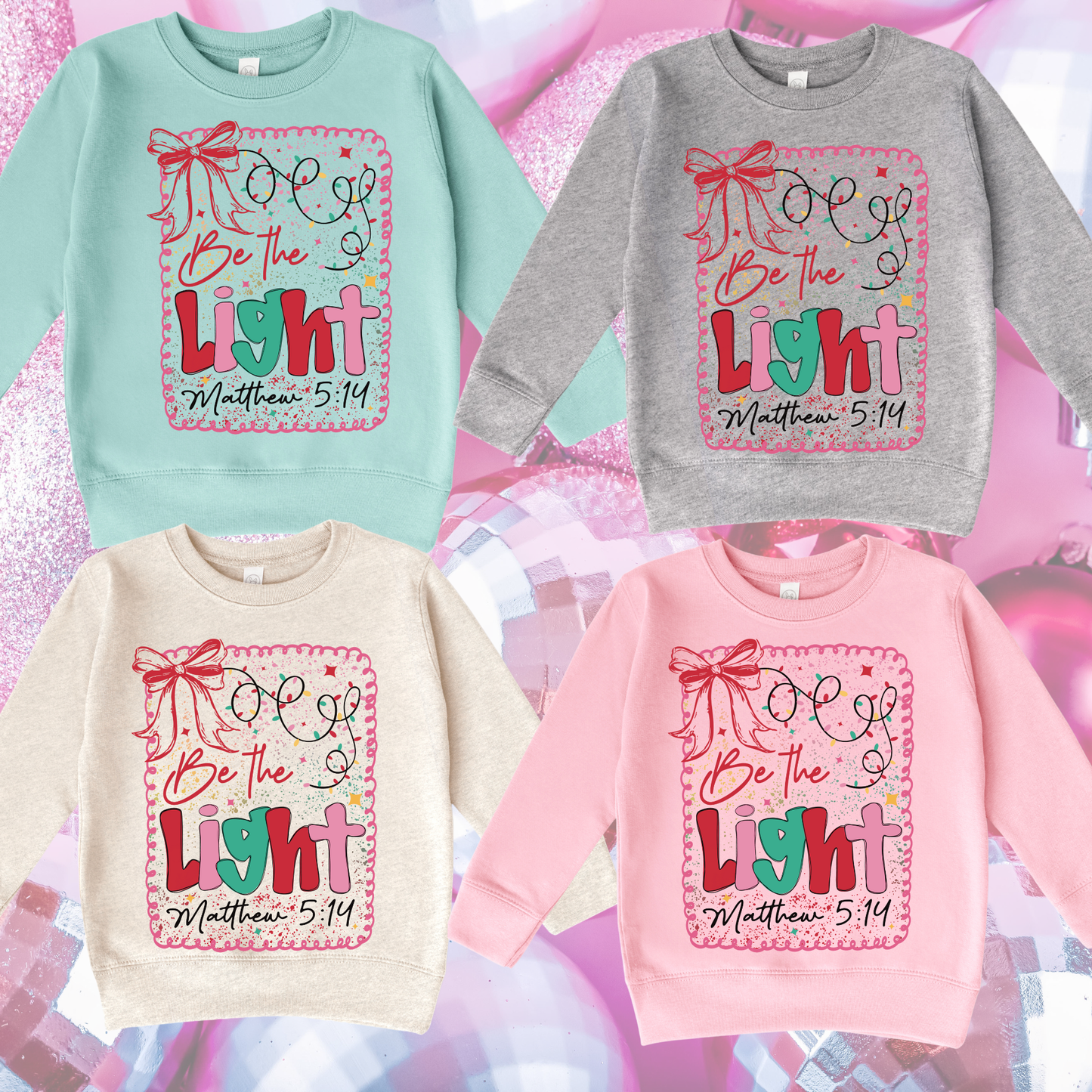 Be the Light - Toddler/Youth Crew Neck