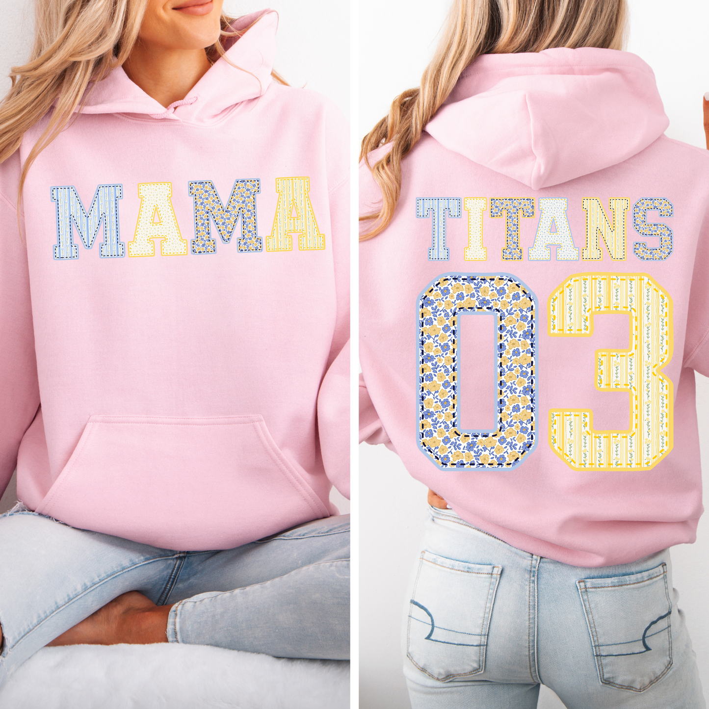 Mama / Titans '03 Patchwork Hoodie