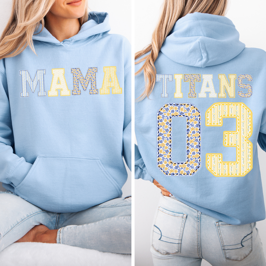 Mama / Titans '03 Patchwork Hoodie