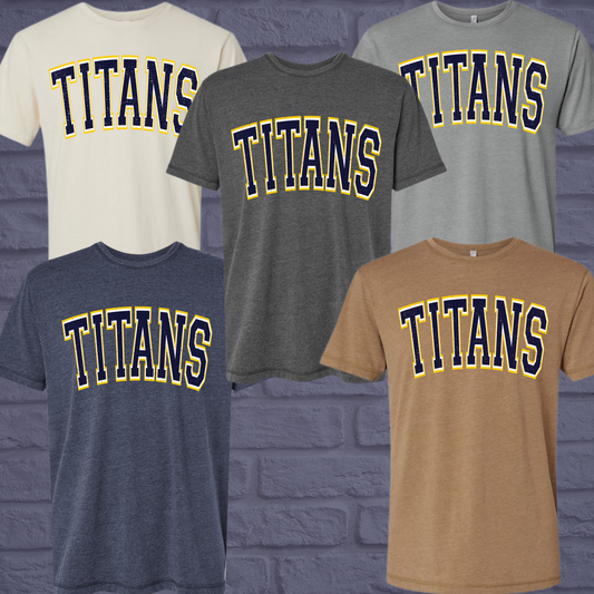 Titans Varsity Vintage Wash Tee