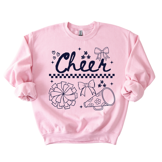 Cheer Doodle Unisex Crewneck