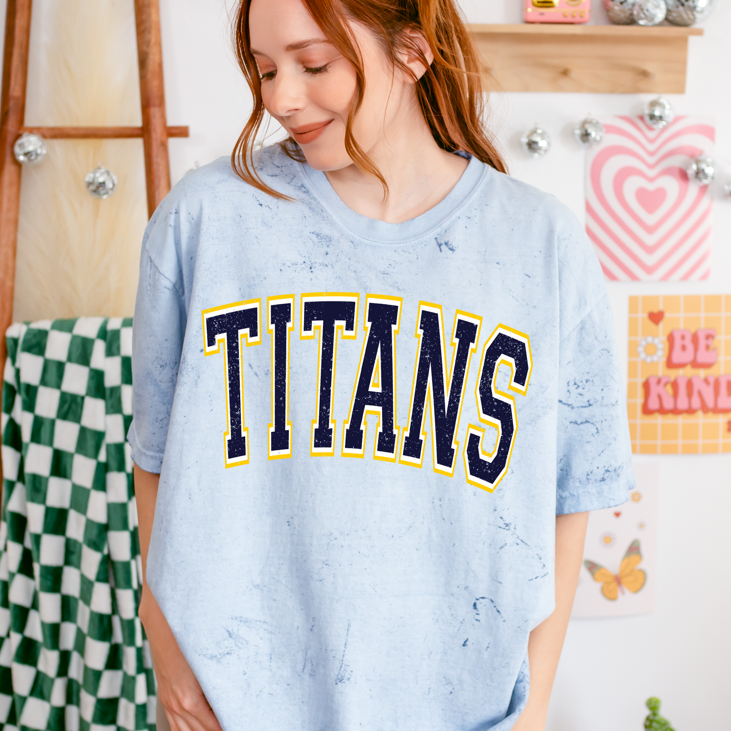 Titans Varsity Colorblast Adult Unisex Tee